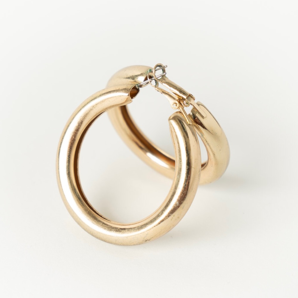 Gold Chunky Hoops